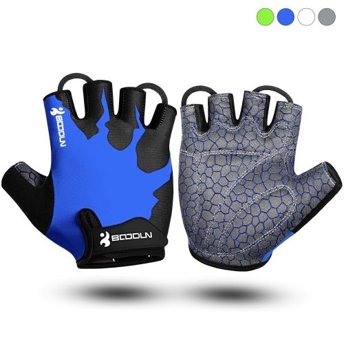  [아마존 핫딜]  [아마존핫딜]KONVINIT Fahrradhandschuhe Fingerlos Gummi Gepolstert Frauen & Herren Gym MTB Atmungsaktiv Rutschfestes Draussen Sport Gloves by