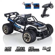 RC Cars KOOWHEEL 1:16 Scale 2WD Off Road Remote Control Cars with 2 Rechargeable Battery 2.4GHz Radio Remote Control Truck Monster High Speed Crawler USB Charger RC Car for Adults