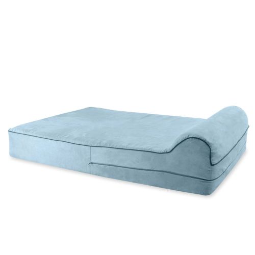  KOPEKS Dog Bed With Pillow Orthopedic Memory Foam Waterproof Large - Grey