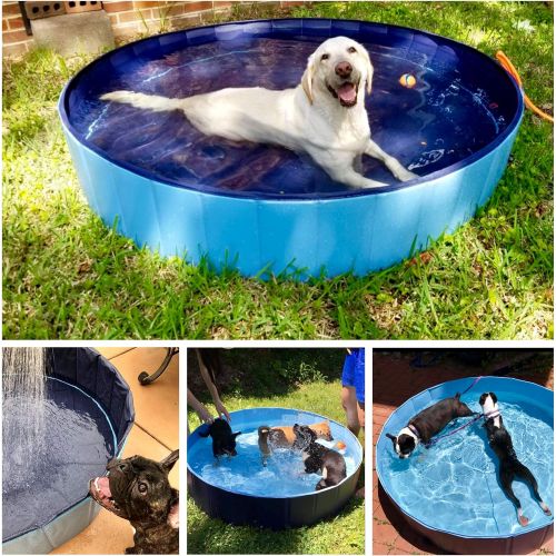  KOPEKS Outdoor Swimming Pool Bathing Tub - Portable Foldable - Ideal for Pets