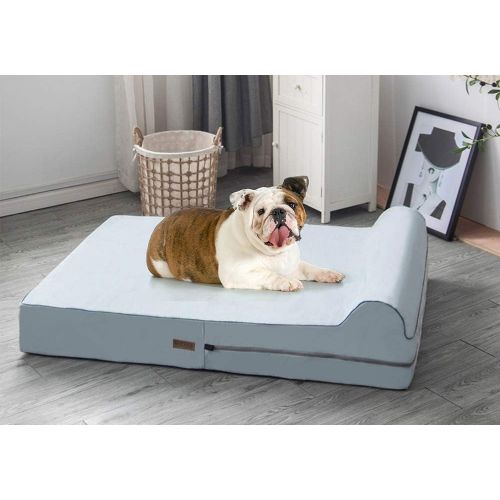  KOPEKS - Orthopedic Memory Foam Dog Bed with Pillow