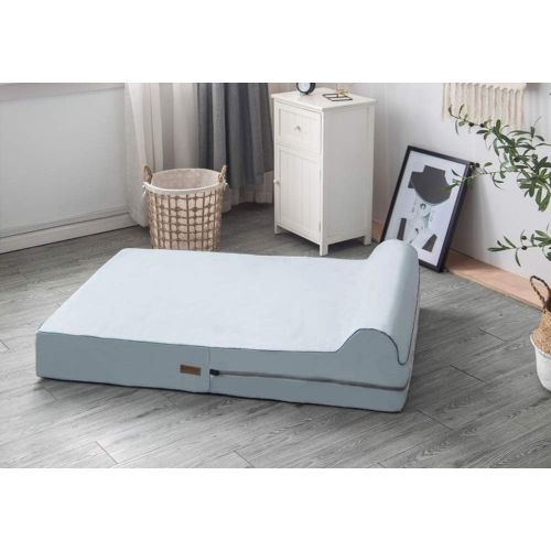  KOPEKS - Orthopedic Memory Foam Dog Bed with Pillow