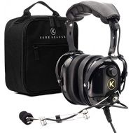 [아마존베스트]-Service-Informationen KORE AVIATION P1 PNR Mono Pilot Aviation Headset with MP3 Support Bundle with Carry Bag (Pack of 2)