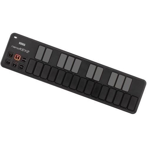  [아마존베스트]Korg & More KORG nanoKEY2 USB MIDI Keyboard with 25 Keys Black