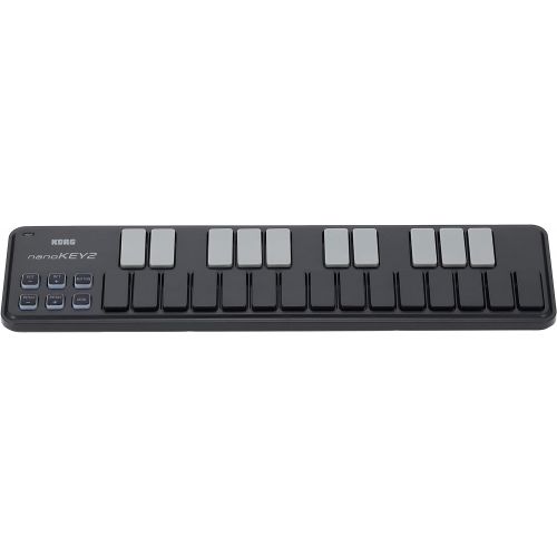  [아마존베스트]Korg & More KORG nanoKEY2 USB MIDI Keyboard with 25 Keys Black