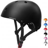 KORIMEFA Skateboard Helmet,Adjustable Teens Helmet for Boys Girls,Lightweight Multi-Sport Adult Kids Bike Helmet Scooter Helmet,6 Colors