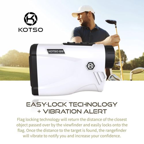  KOTSO Golf Rangefinder Slope Laser Range Finder Angle Golfing G1S