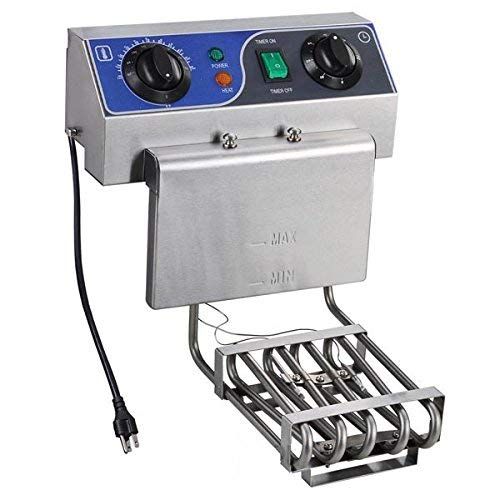  KOVAL INC. 10L Commercial Stainless Steel Electric Deep Fryer w Drain