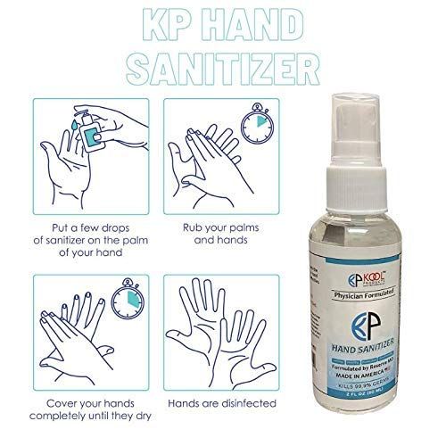  KP KOOL PRODUCTS Sanitizer - hand Sanitizer - small hand Sanitizer travel size - mini hand Sanitizer bulk - hand sanitizers - scented hand Sanitizer - pocket hand Sanitizer (24 pack) Made in USA in