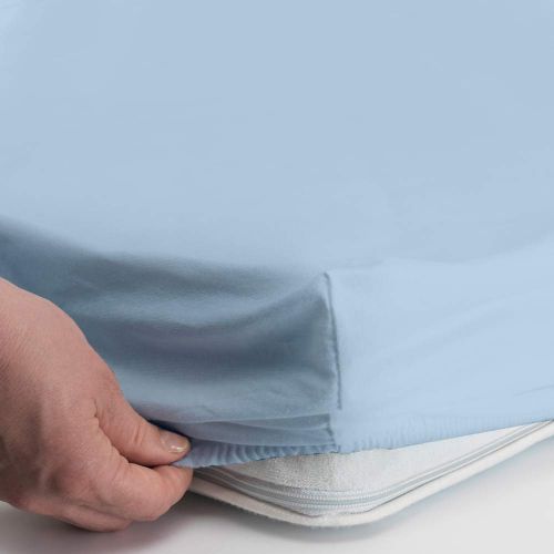  KP Linen Crib Fitted Sheets - Fitted Crib Sheet - for Baby Girl & Boy as Toddler, 100% Cotton Mattress Covers for Bed Fitted and Stretchy, NO Struggle to Get on The Mattress- White and Dark