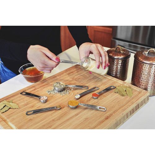  [아마존핫딜][아마존 핫딜] KPKitchen Stainless Steel Measuring Cups and Spoons Set