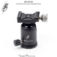 KPS NT30 (30mm Ball) Compact Ball Head with Screw Knob Clamp