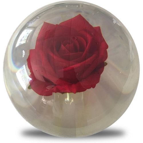  KR Strikeforce KR Clear Red Rose Bowling Ball- 14lbs