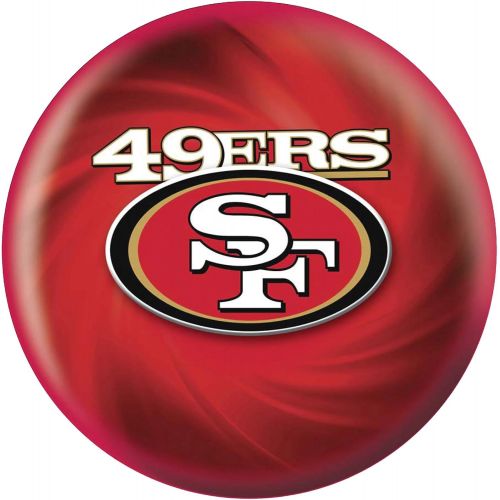  KR Strikeforce NFL San Francisco 49ers Undrilled Bowling Ball