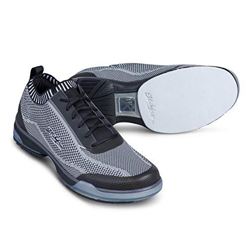  KR Strikeforce Flyer Mens Bowling Shoes Mesh White Grey