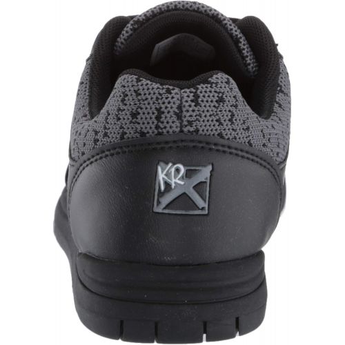  KR Strikeforce Mens Flyer Mesh Bowling Shoes- Black/Steel
