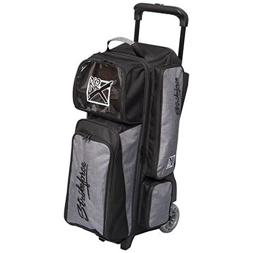  KR Strikeforce Krush Triple Roller Bowling Bag, Stone/Black