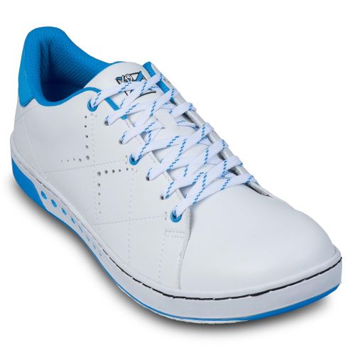  KR Strikeforce Womens Gem Wide Width Bowling Shoes, WhiteBlue, Size 8.5