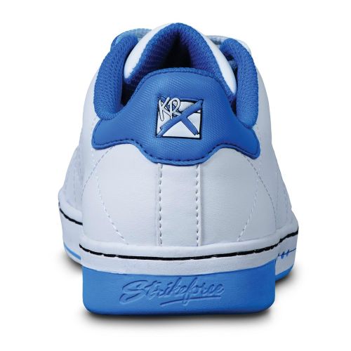  KR Strikeforce Womens Gem Wide Width Bowling Shoes, WhiteBlue, Size 10