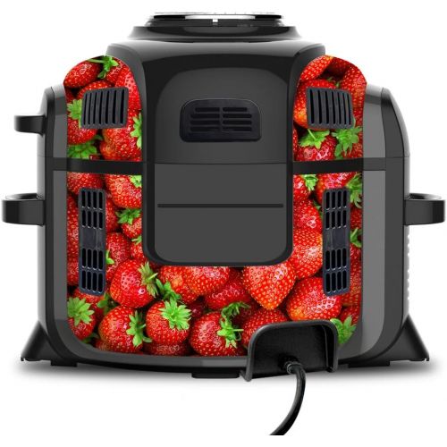  KRAFTD Wrap for Ninja Foodi 6.5 Quart QT Accessories Cover Sticker Wraps fit Ninja Foodi 6.5 Quart QT Mdl: OP302 107 Strawberries Strawberry