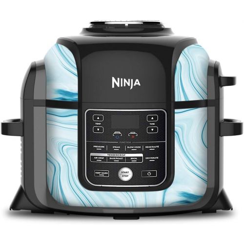  KRAFTD Wrap for Ninja Foodi 6.5 Quart QT Accessories Cover Sticker Wraps fit Ninja Foodi 6.5 Quart QT Mdl: OP302 107 Blue Geode Swirl