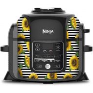 KRAFTD Wrap for Ninja Foodi 6.5 Quart QT Accessories Cover Sticker Wraps fit Ninja Foodi 6.5 Quart QT Mdl: OP302 107 Sunflower