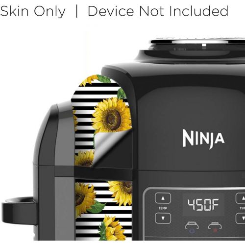  KRAFTD Wrap for Ninja Foodi 6.5 Quart QT Accessories Cover Sticker Wraps fit Ninja Foodi 6.5 Quart QT Mdl: OP302 107 Sunflower