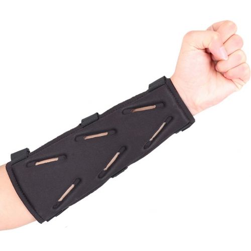  KRATARC Archery Arm Guard Adjustable Protective 3-Strap Accessory Lightweight Hunting Target Shooting Adult Unisex