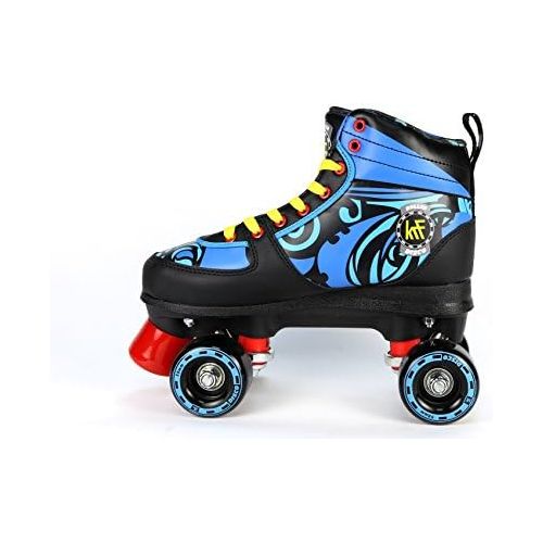  KRF Kinder Disco Ethnic Rollschuhe, Roller Figure Quad