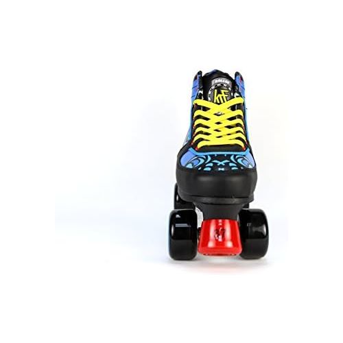  KRF Kinder Disco Ethnic Rollschuhe, Roller Figure Quad