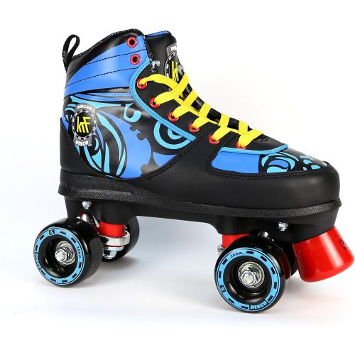  KRF Kinder Disco Ethnic Rollschuhe, Roller Figure Quad