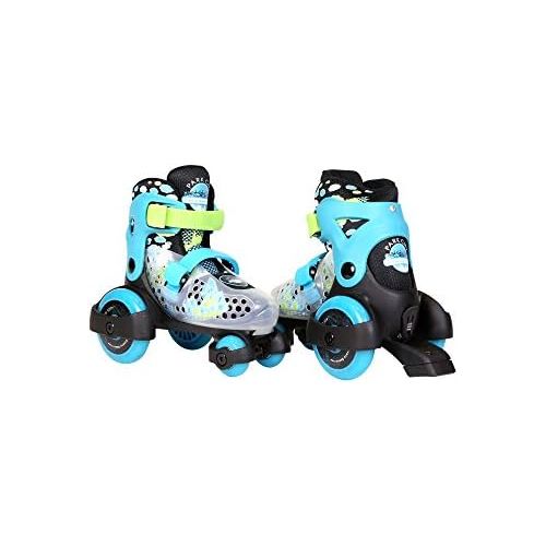  KRF The New Urban Concept des Park City Baby Quad M Verstellbare Schlittschuhe von 24Jahren, bebe-nios, blau, 3033