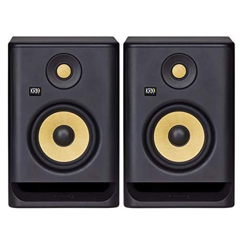  [아마존베스트]KRK ROKIT 5 G4 5 2-Way Active Studio Monitor (Pair, Black)