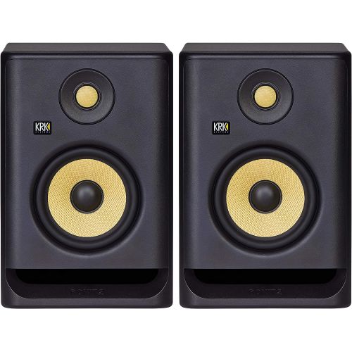  [아마존베스트]KRK ROKIT 5 G4 5 2-Way Active Studio Monitor (Pair, Black)