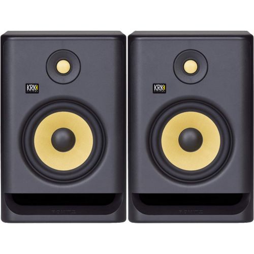  [아마존베스트]KRK Rokit 7 G4 Studio Monitor Speaker Bundle - Pair