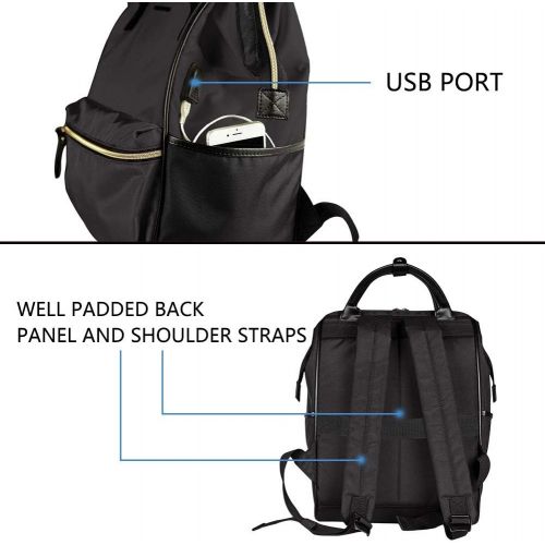  [아마존 핫딜]  [아마존핫딜]KROSER Laptop Backpack 15.6 Inch Stylish School Computer Backpack Casual Daypack Laptop Bag Water Repellent Nylon Business Bag Tablet with USB Port for Travel/Business/College/Wome
