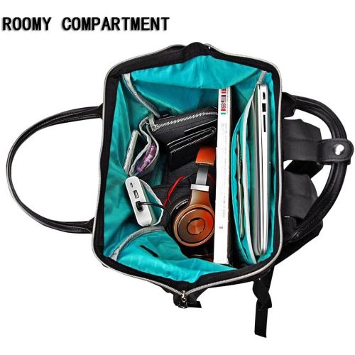  [아마존 핫딜]  [아마존핫딜]KROSER Laptop Backpack 15.6 Inch Stylish School Computer Backpack Casual Daypack Laptop Bag Water Repellent Nylon Business Bag Tablet with USB Port for Travel/Business/College/Wome