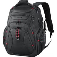 [아마존베스트]KROSER Travel Laptop Backpack 17.3 Inch XL Heavy Duty Computer Backpack with Hard Shell Saferoom RFID Pockets Water-Repellent Business College Daypack Stylish School Laptop Bag for