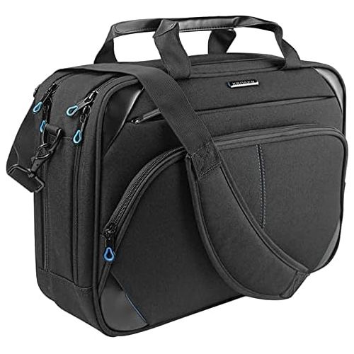  [아마존베스트]KROSER Laptop Bag 15.6 Inch Laptop Briefcase Laptop Messenger Bag Water Repellent Computer Case Laptop Shoulder Bag Durable Tablet Sleeve with RFID Pockets for Business/College/Wom