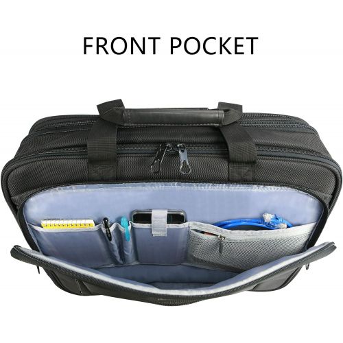  [아마존베스트]KROSER 18.5 Laptop Bag XXL Laptop Briefcase Fits Up To 18 Inch Laptop Water-Repellent Gaming Computer Bag Shoulder Bag Expandable Capacity For Travel/Business/School/Men-Black