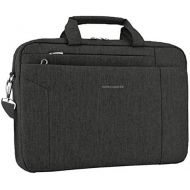 [아마존베스트]KROSER Laptop Bag 15.6 Inch Briefcase Shoulder Bag Water Repellent Laptop Bag Satchel Tablet Bussiness Carrying Handbag Laptop Sleeve for Women and Men-Charcoal Black