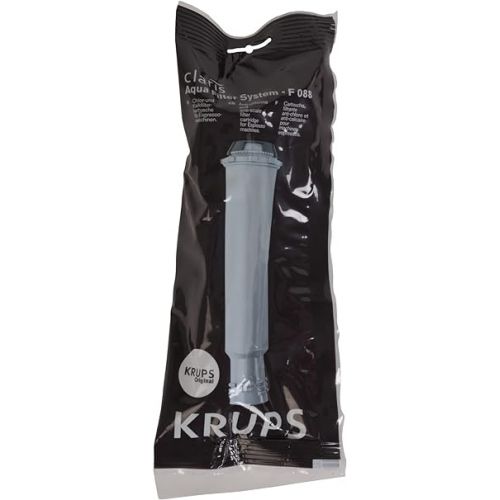  KRUPS F088 Water Filtration Cartridge for KRUPS Precise Tamp Espresso Machines and KRUPS Fully Automatic Machines for XP5220, XP5240 XP5280 XP5620 EA82 And EA9000 , White