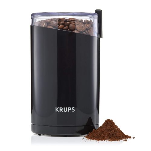  KRUPS F203 Electric Spice and Coffee Grinder with Stainless Steel Blades, 3 oz / 85 g, Black