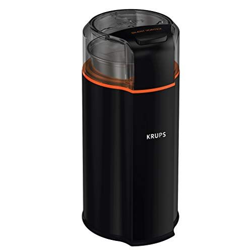  KRUPS Silent Vortex Electric Grinder for Spice, Dry Herbs and Coffee, 12-Cups, Black