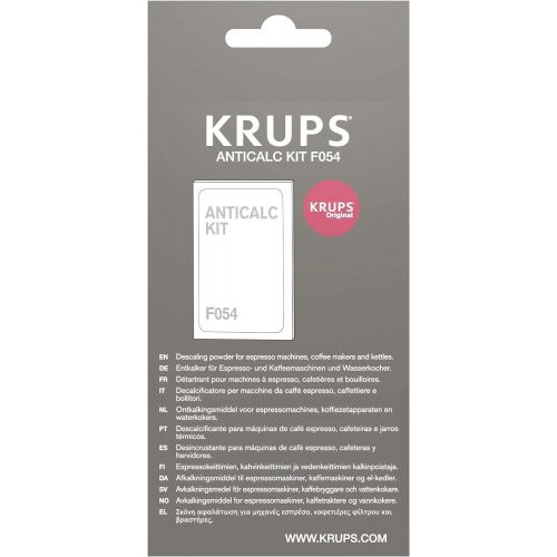  KRUPS F054 Descaling Powder for Kettles Coffee and Espresso Makers Fully Auto Machines EA8442 And EA8250