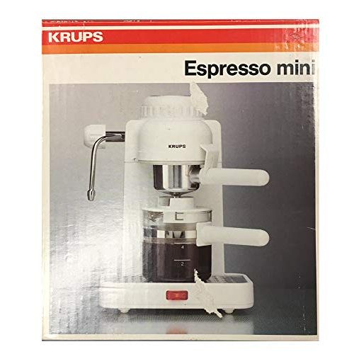  Krups Espresso Mini 963 White Electric Cappuccino Espresso Coffee Maker Machine 800 Watts