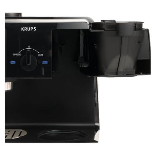  KRUPS XP1500 Coffee Maker and Espresso Machine Combination, Black