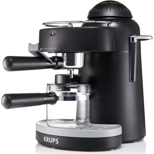  KRUPS XP100050 Steam Espresso Machine with Frothing Nozzle for Cappuccino, Black