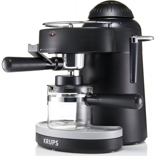  [아마존베스트]KRUPS XP100050 Steam Espresso Machine with Frothing Nozzle for Cappuccino, Black