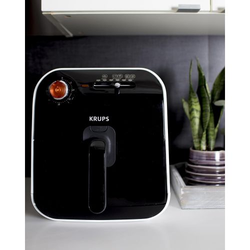  KRUPS AJ1000US Air Fryer Low-Fat with Adjustable Temperature, 2.5 L, Black